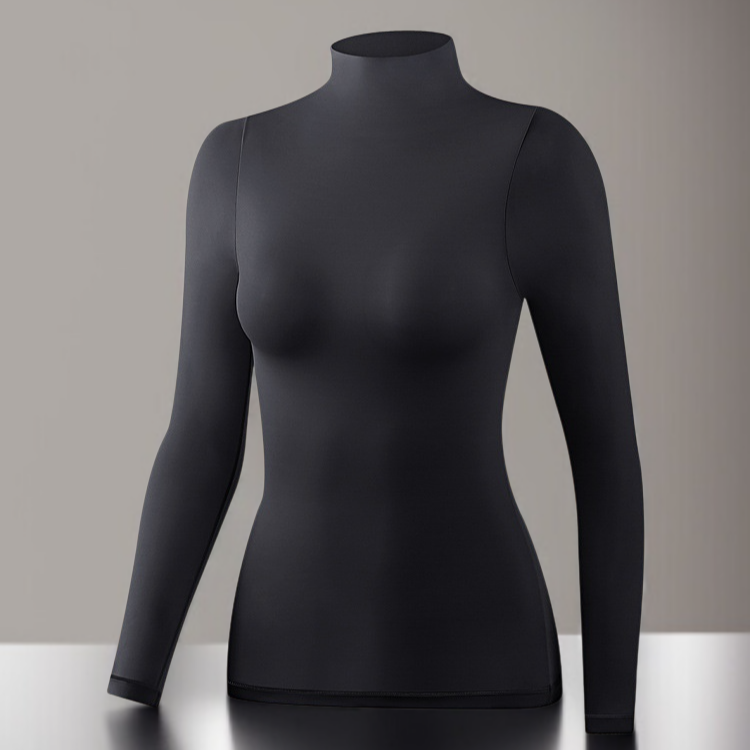 여성 보온 내의 세트 착용 예시