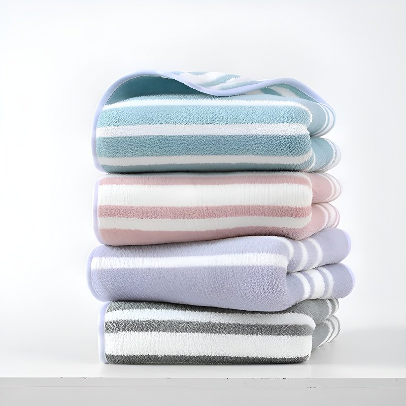 吸水珊瑚絨浴巾毛巾組合