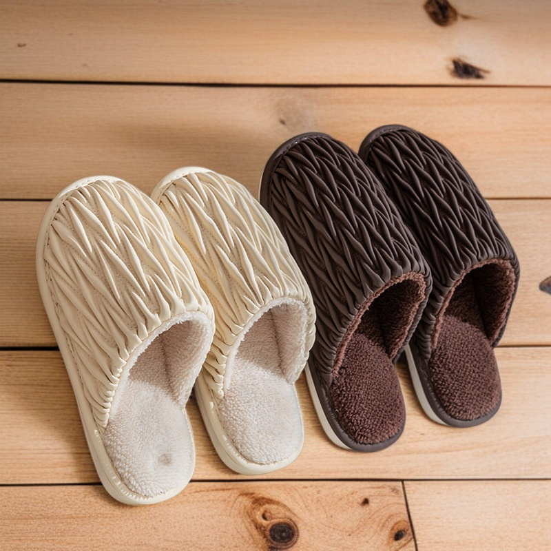 女士防滑保暖拖鞋