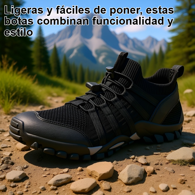 Botas de trekking para montaña y naturaleza