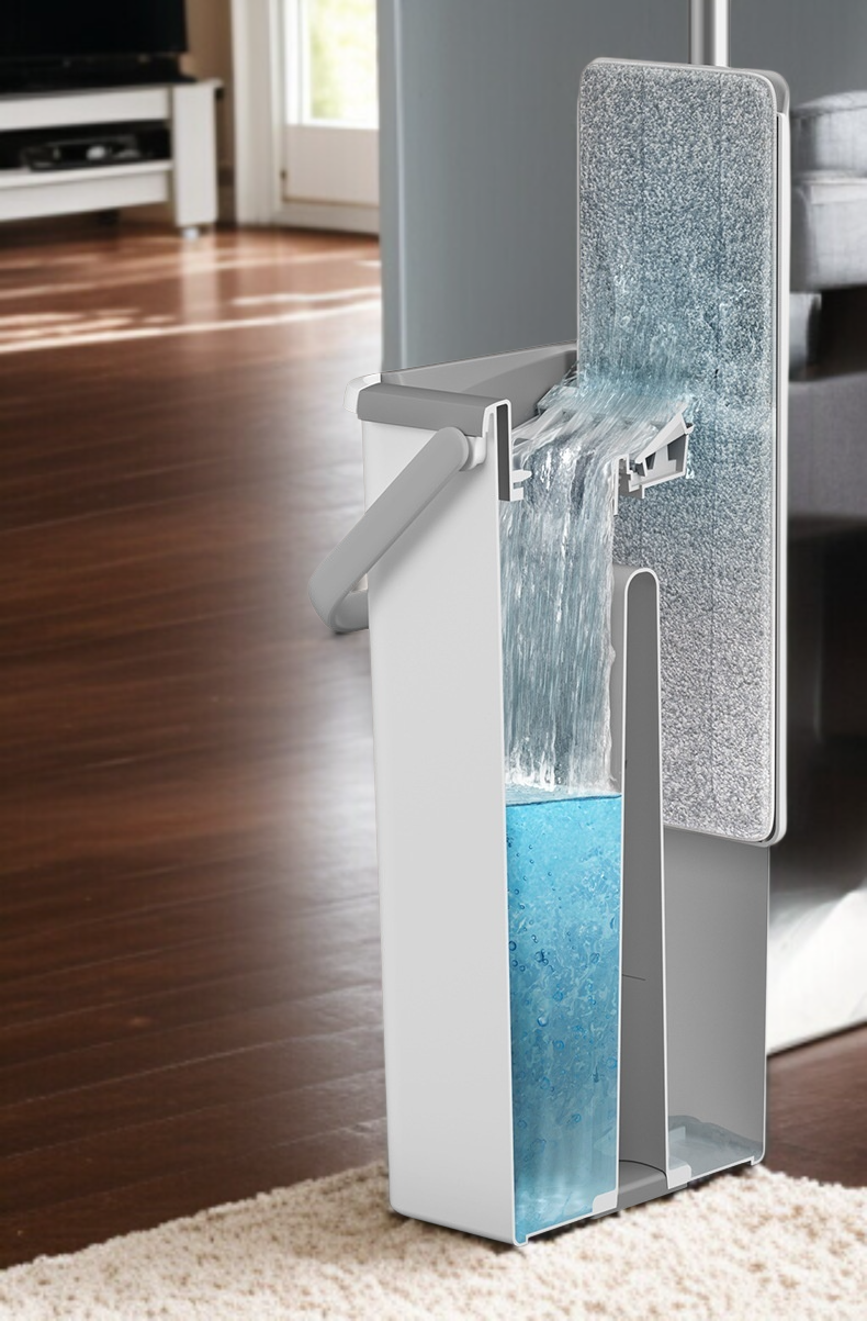 モップの取り外し簡単なワンタッチ機能