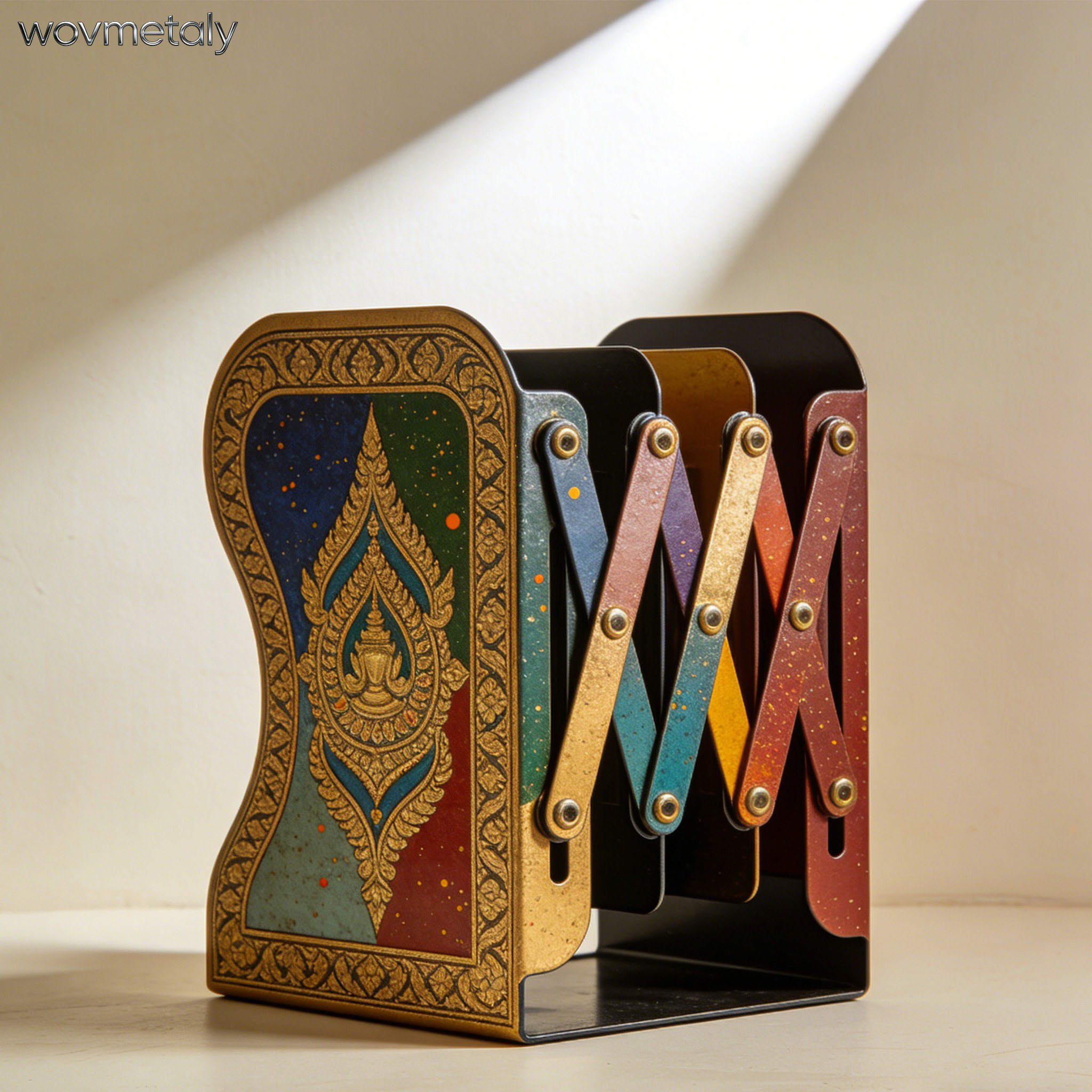 ชั้นวางแฟ้มตั้งโต๊ะแบบยืดได้ (แพ็ค 2 ชิ้น)