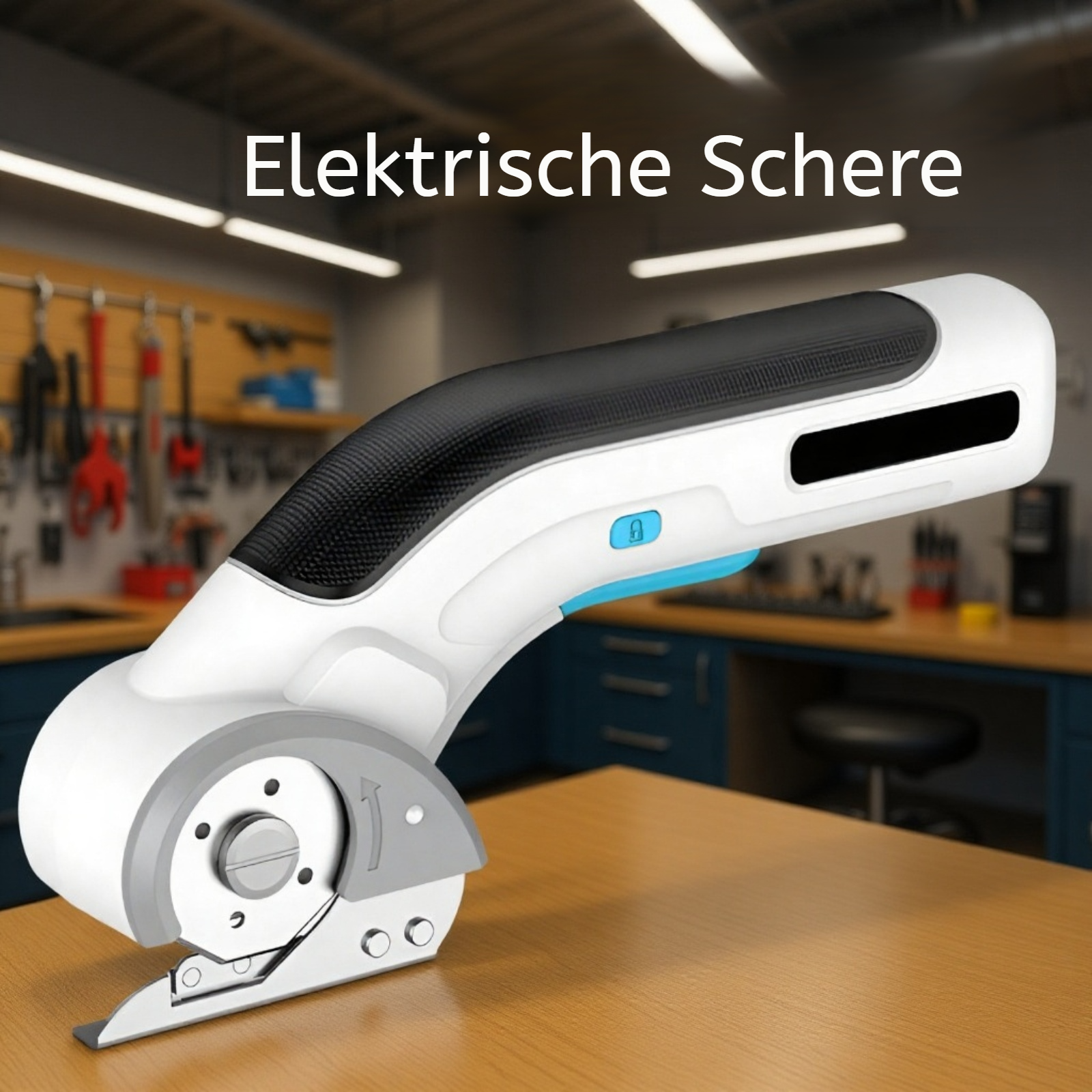 Multifunktionale elektrische Schere zum Schneiden von Stoff