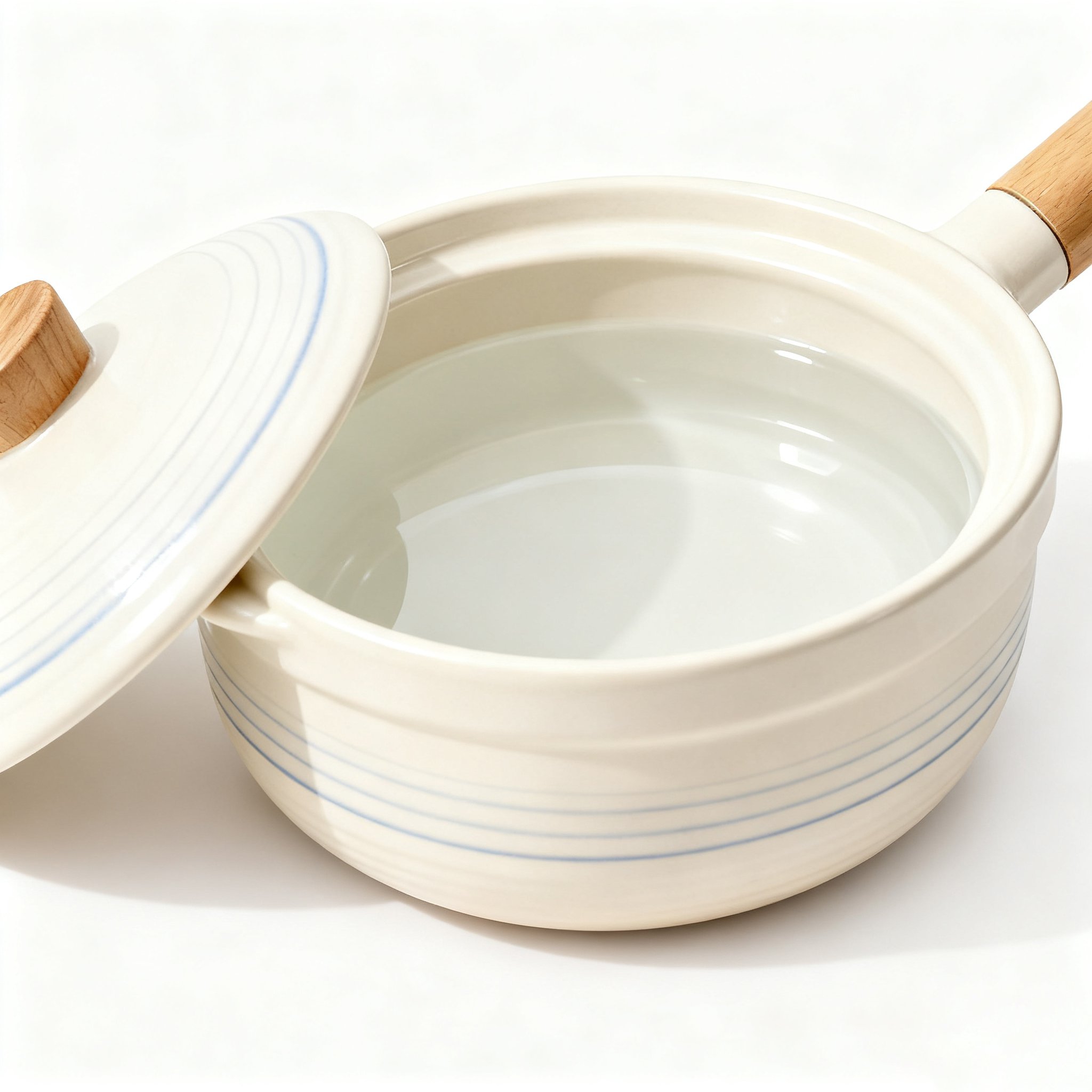 セラミックハンドル鍋