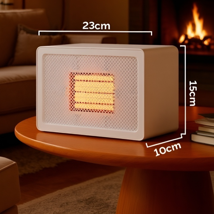 Stolní ohřívač s časovačem pro domácnost