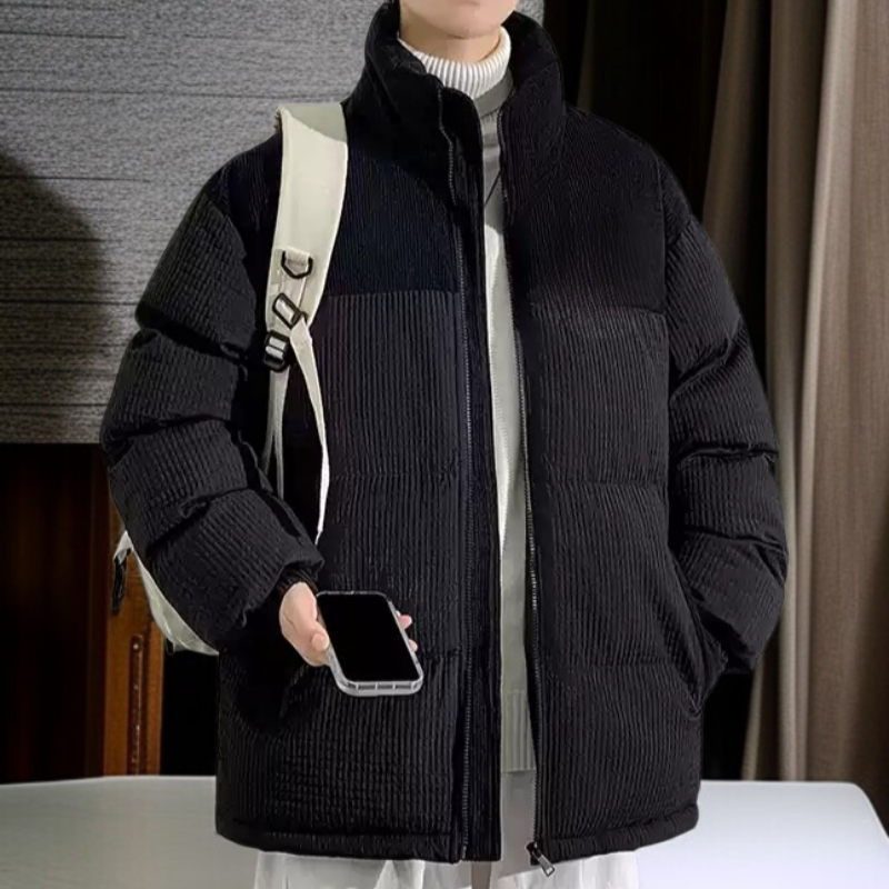 커플 패딩 가을 겨울 기모 차이나 베이커리 패딩 남녀 패션 프린트 패딩