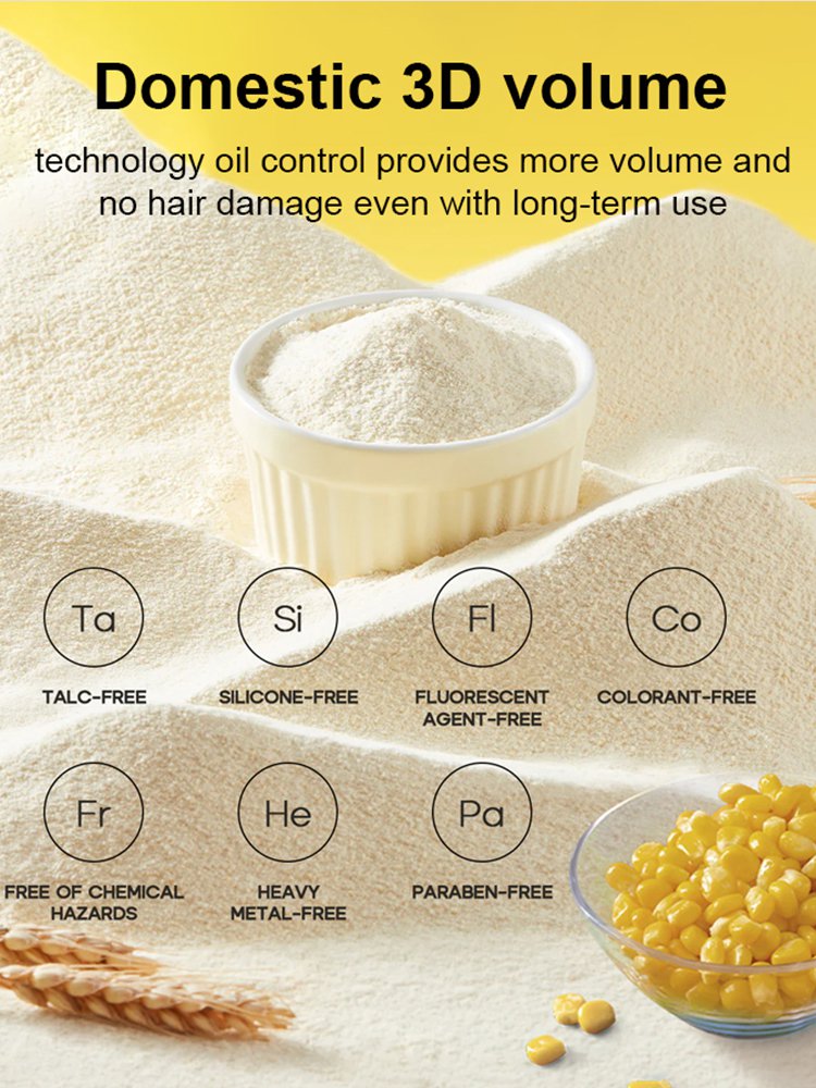  No-rinse dry hair oil control spray to keep hair fresh and fluffy