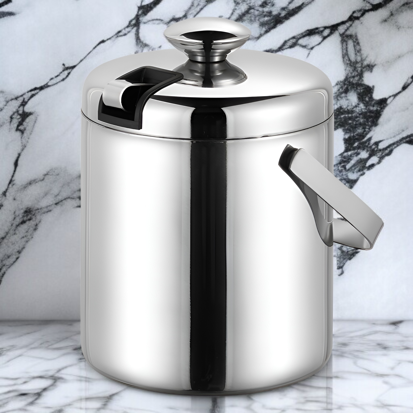 Edelstahl Doppelschicht Champagner Eisfass