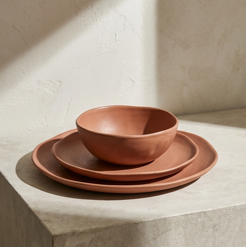 高級陶磁器ディナーセットの全体画像