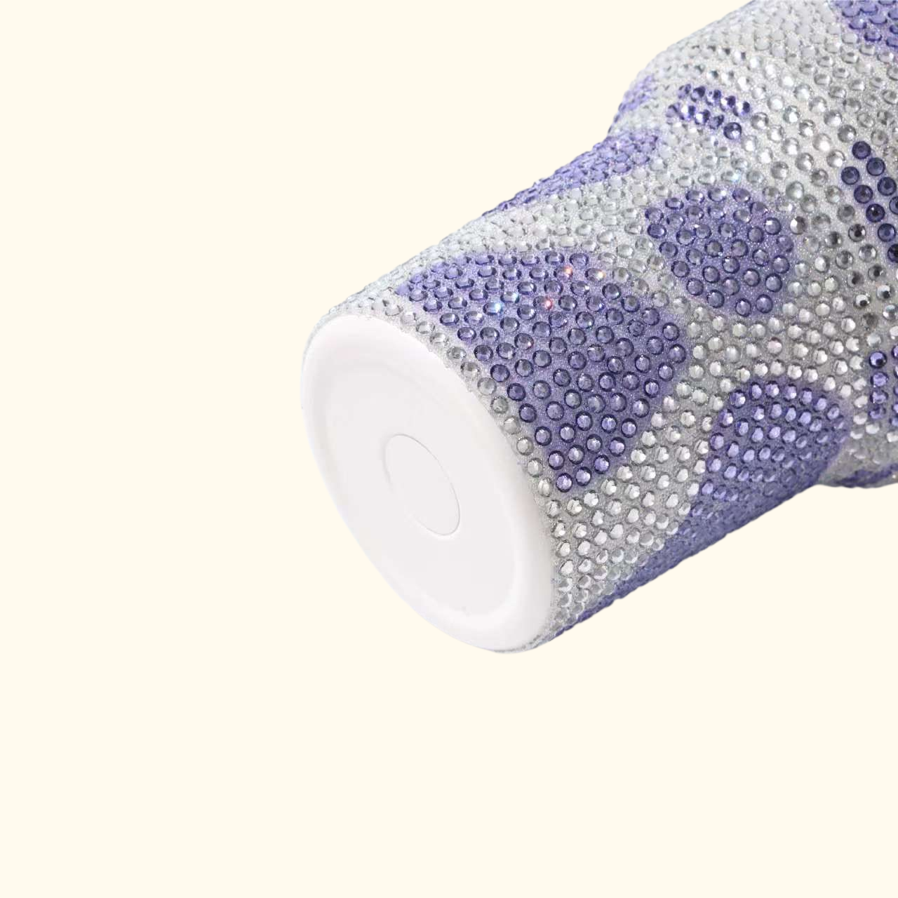 ダイヤモンド付き車用厚手ステンレス保温カップ二重構造