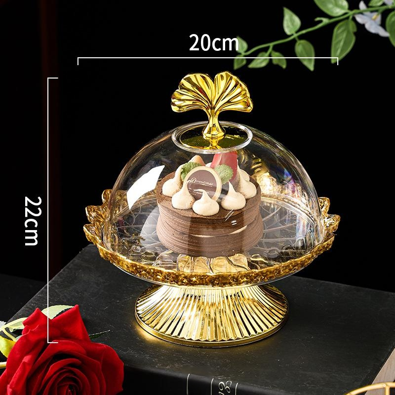 Luxury Gold-painted Dessert Plate for Afternoon Tea