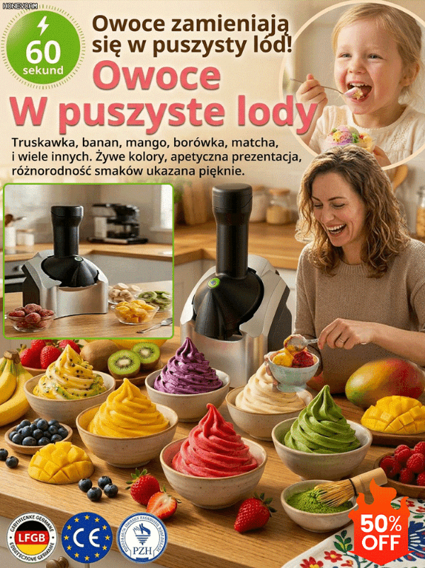 Automatyczna Maszyna do Robienia Lodów do Domu