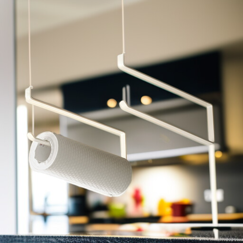 ชั้นวางกระดาษทิชชูในครัวแบบไม่ต้องเจาะผนัง แขวนของได้หลายแบบ สไตล์ญี่ปุ่น