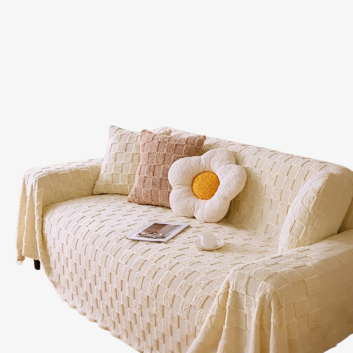모던 소파 커버 피부 친화 두꺼운 밀크 융단 퓨어 소파 담요 크림 스웨이드 커버 타월 소파 타월 세트