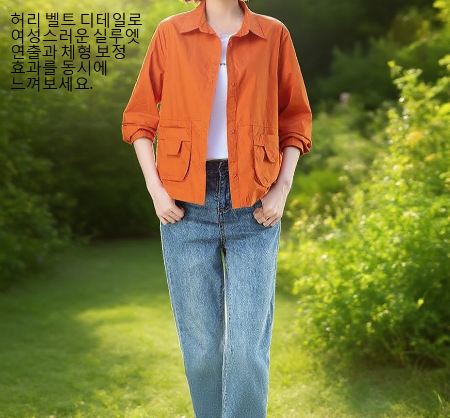 가을에 어울리는 얇은 트렌치코트 디테일