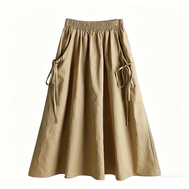 High Waist Bias Sheer Mesh Midi Skirt