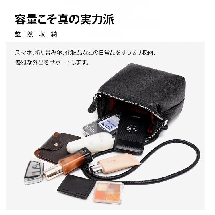 トップグレード本革 レトロ調レディースバッグ