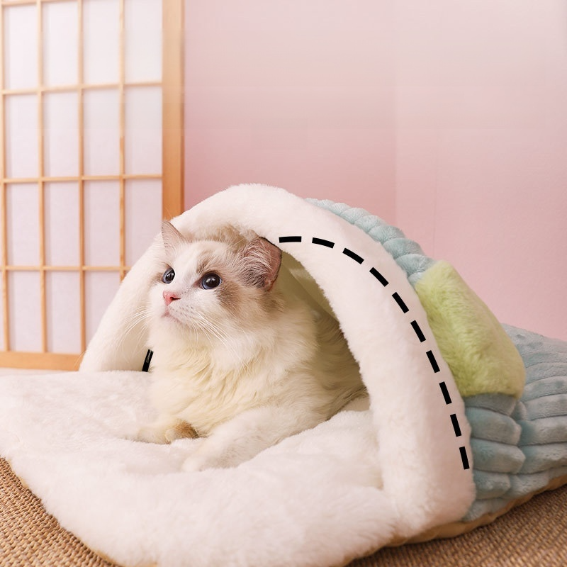  ที่นอนแมวอบอุ่นสำหรับหลายตัวในบ้าน