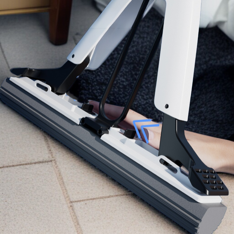 가정용 건습 겸용 원터치 탈부착 퀵 흡수 스펀지 밀대 빅 흡수 손세탁 없이 깨끗하게