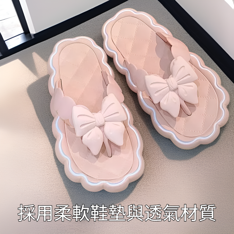 可愛舒適低跟拖鞋，夏天必備女鞋