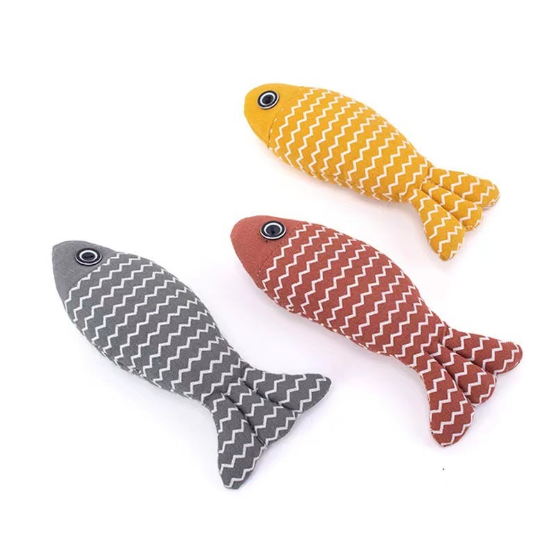 Katzenminze-Fischspielzeug