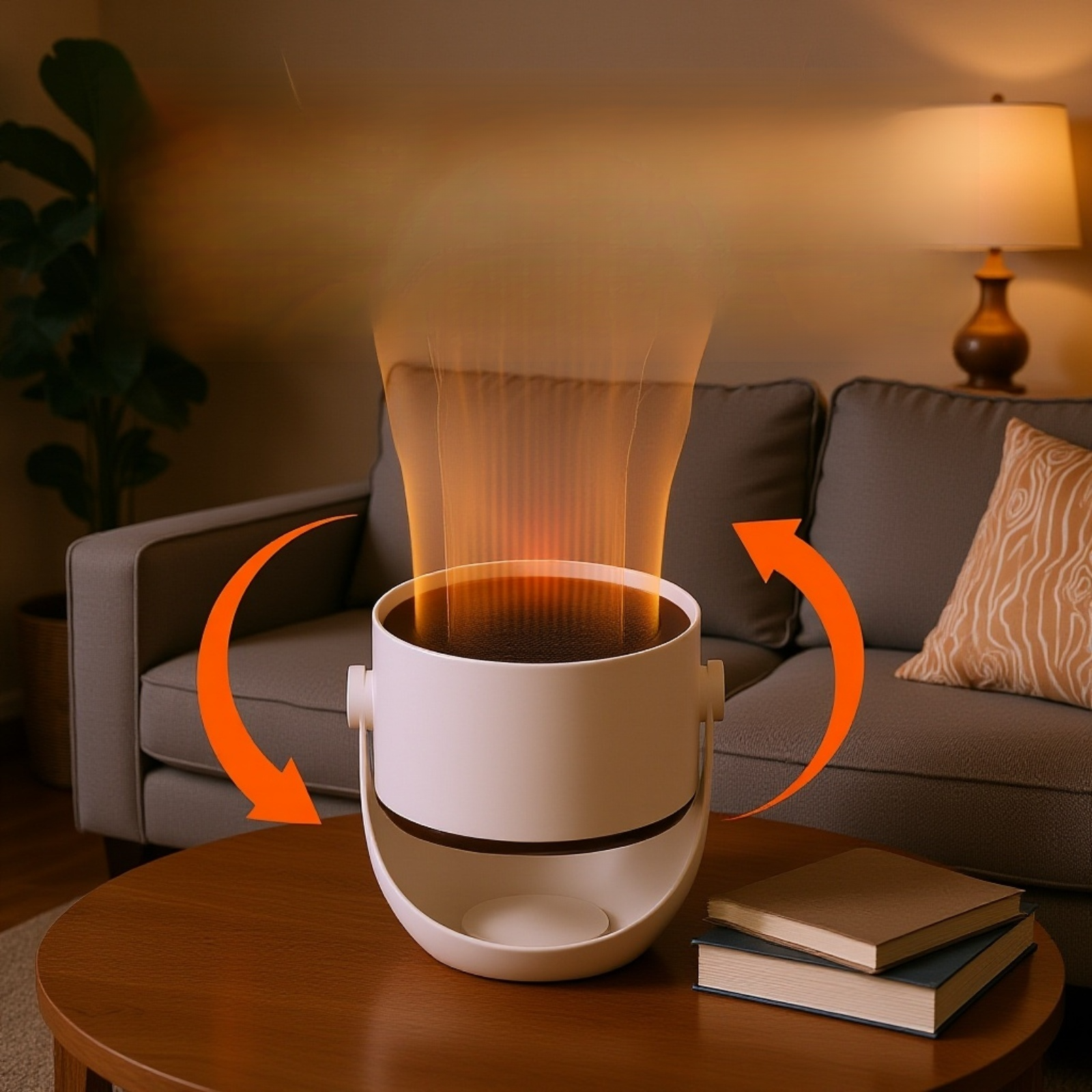 安全機能付きの小型ヒーター