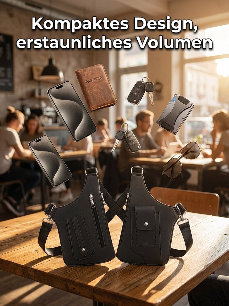 [LGR-Geprüft] Unsichtbare Anti-Diebstahl Ledertasche