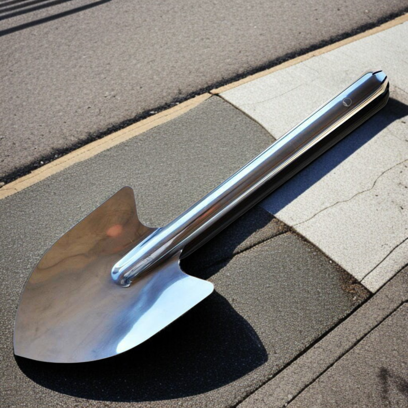 모든 강철 녹슬지 않는 작은 삽