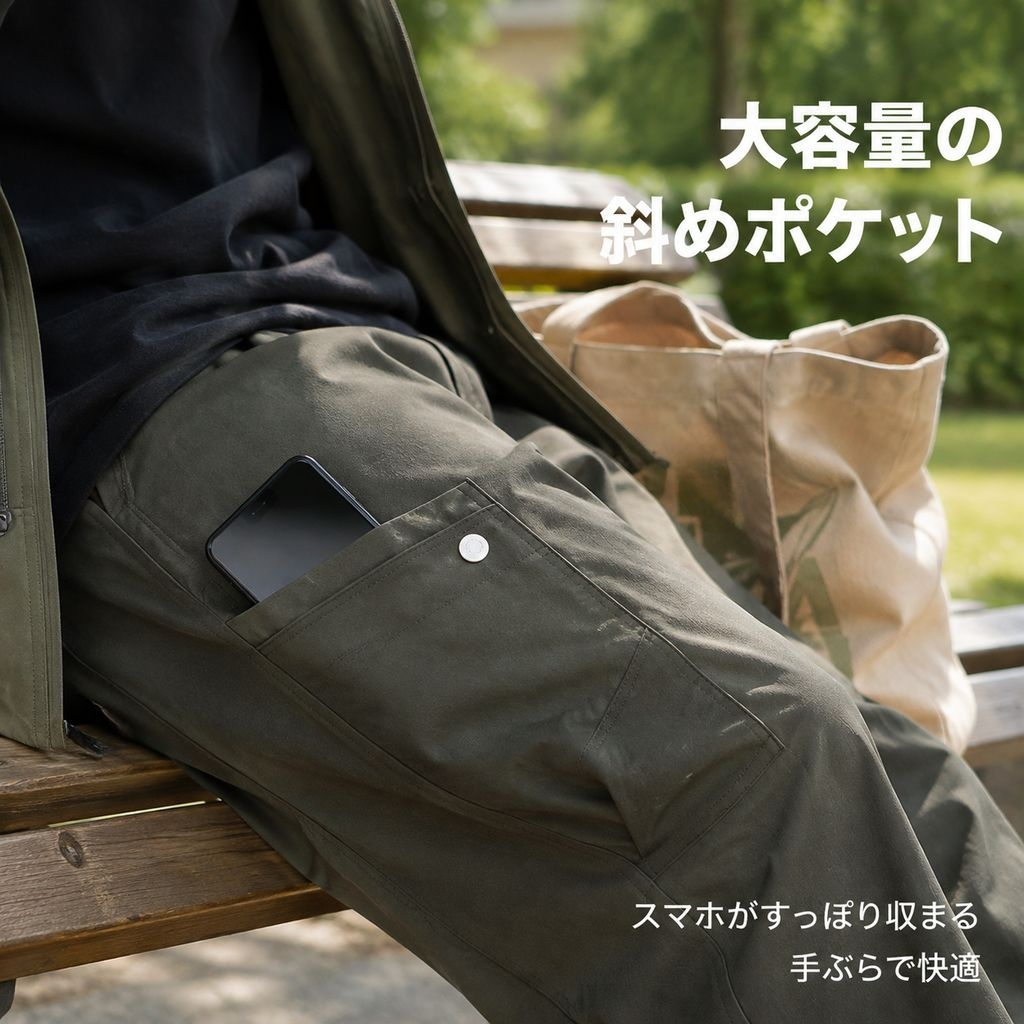 メンズブランドファッションアメリカンワークパンツ 春 ゆったりストレート 