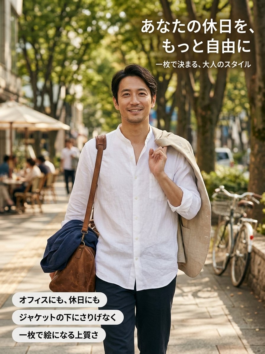 メンズ高級ビジネスリネンシャツ フレンチラグジュアリー柔らかく快適な春シャツ