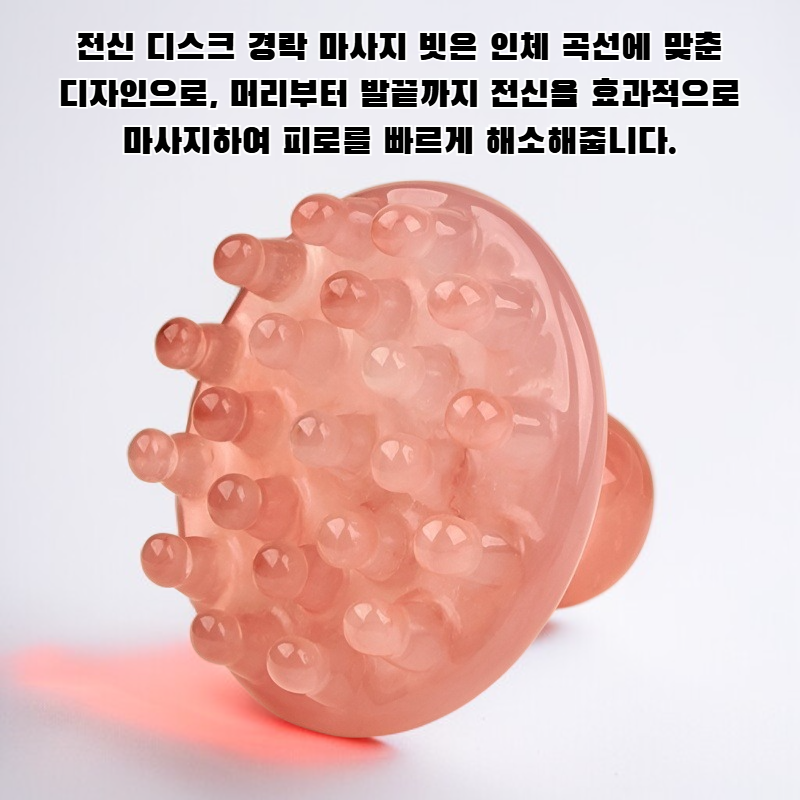 전신 디스크 경락 마사지 빗