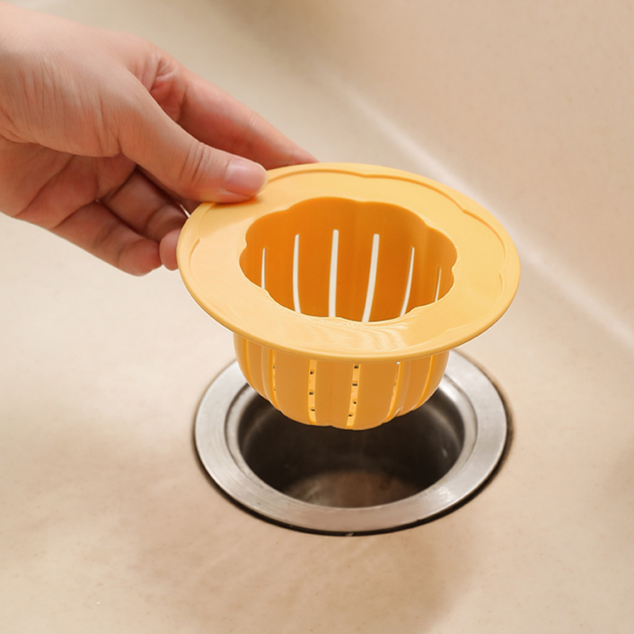 Universal Pumpkin-Shaped Kitchen Sink Strainer Net