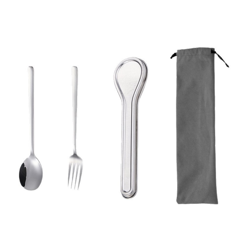 卡通動物餐具收納包便攜式