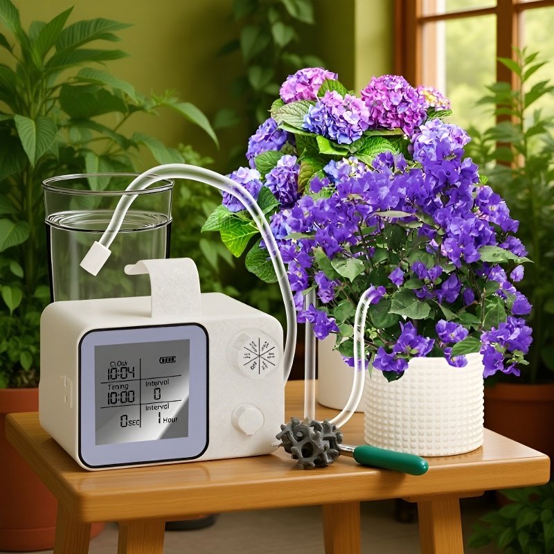 全画面自動散水器 タイマー付きスマート潅水装置