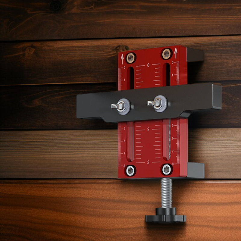 正確なキャビネットドア取り付けロケーター アルミニウム合金キャビネットドアハンドルロケーター パンチマシン取り付け工具