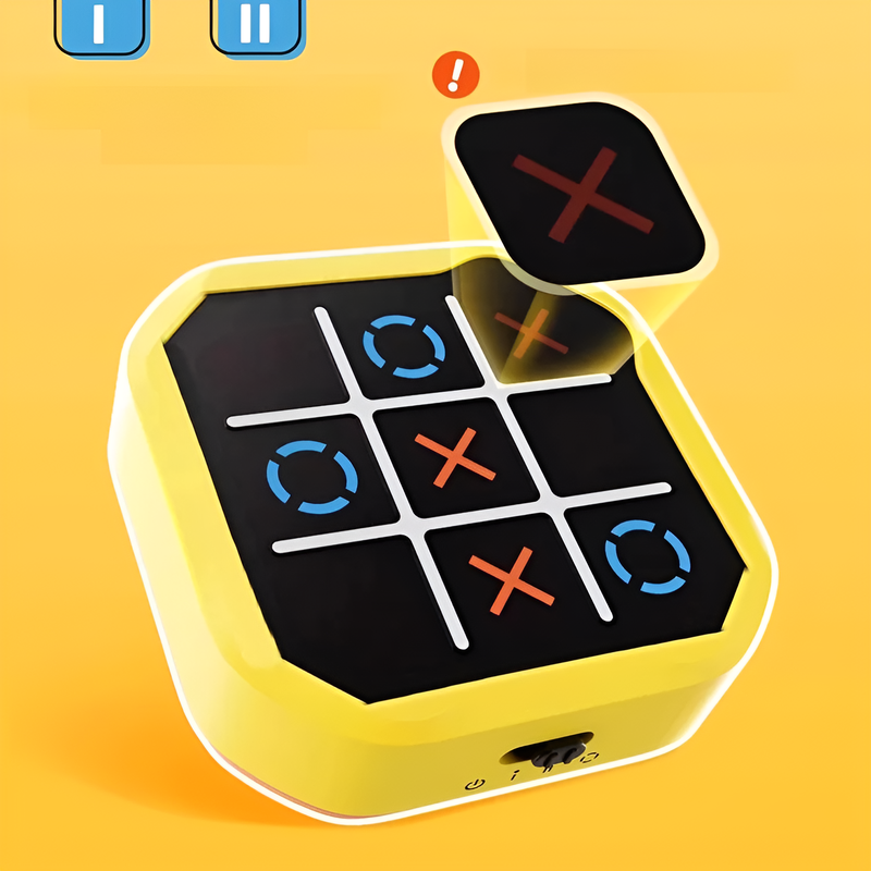 Juguete electrónico de tres en raya para mesa