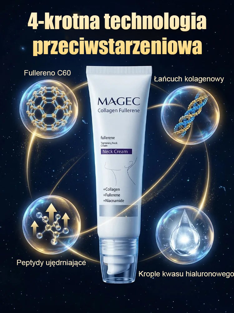 【10 lat młodsza】Krem regenerujący komórki z kolagenem i fulerenem