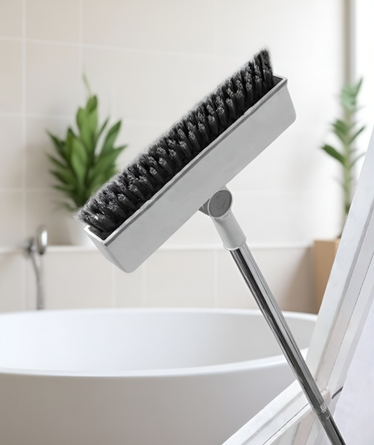 Streak-free results with wet and dry screen brush