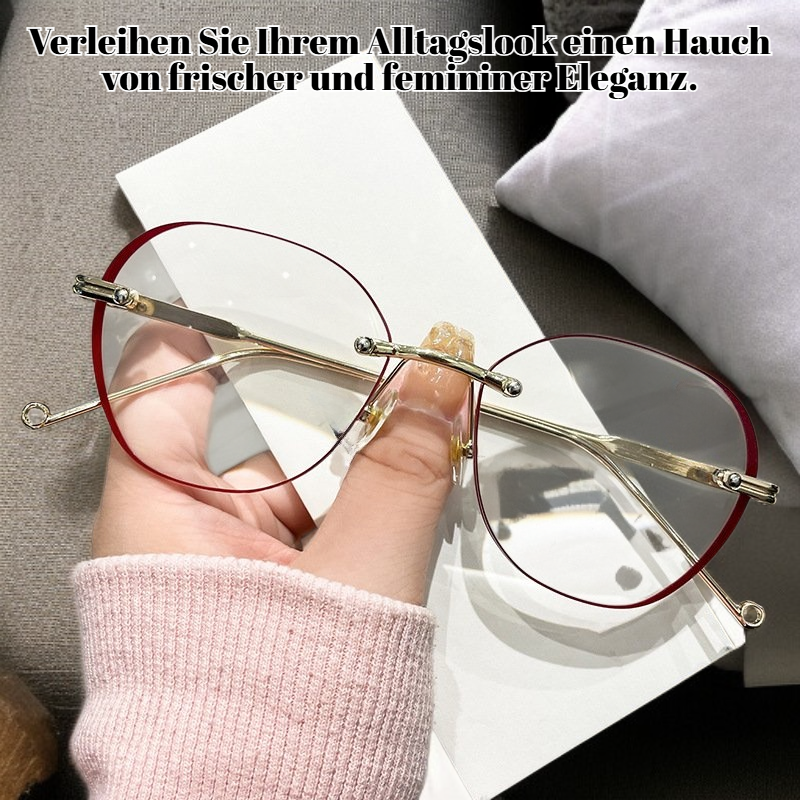Damen Lesebrille mit Blumenmuster