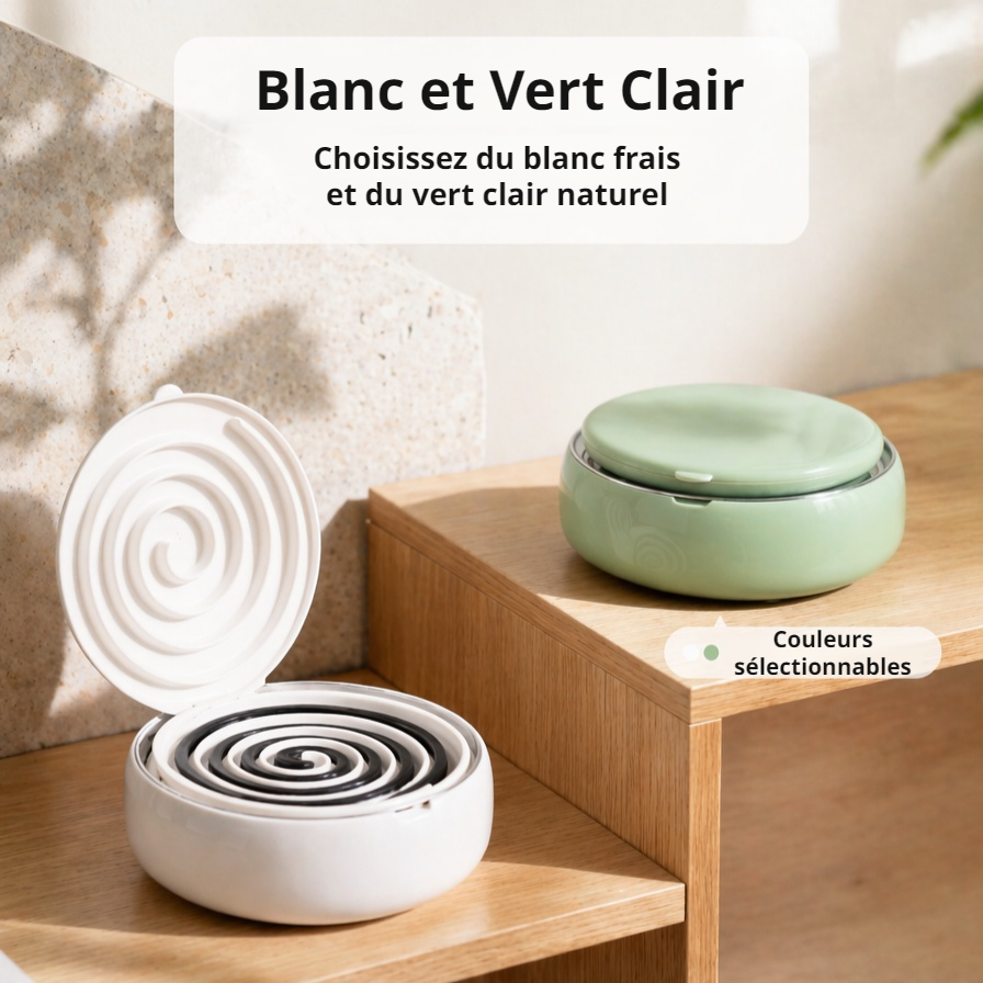 Boîte à spirale anti-moustique multifonctionnelle
