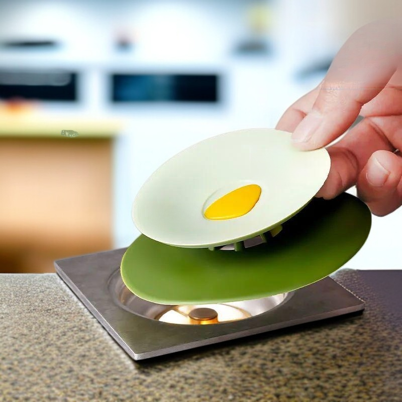 Zátka na odpad s ochranou proti zápachu a švábům pro toaletu