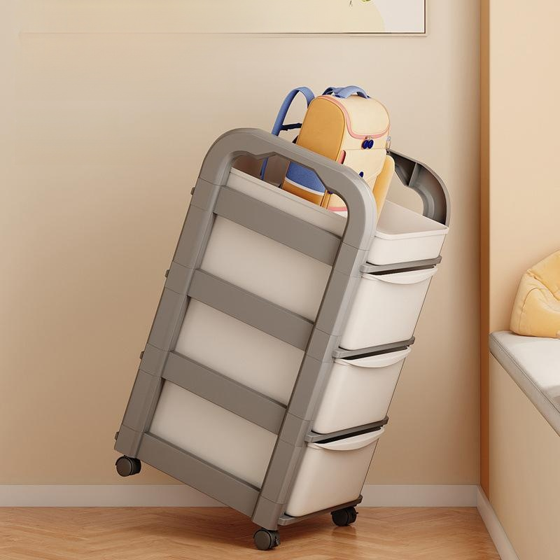 책상 아래 바퀴 달린 책 수납함