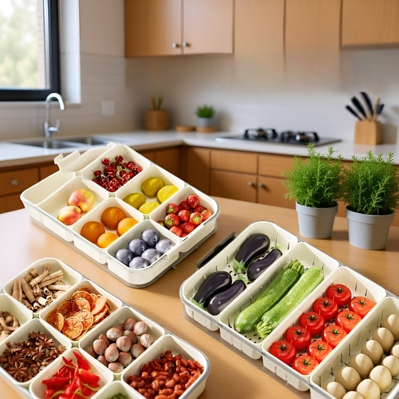 Caja de condimentos para frutas y especias de cocina