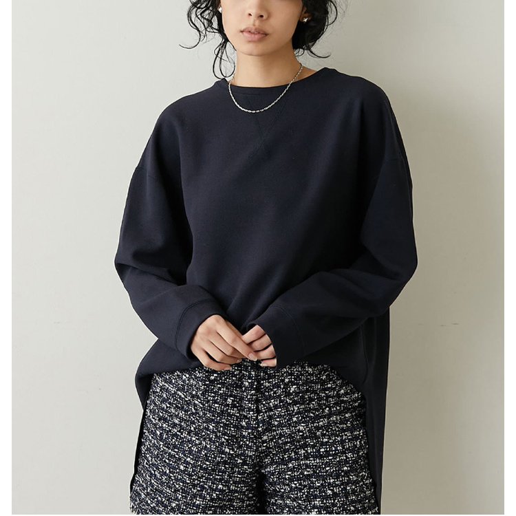 レディーススウェットの柔らかい生地感