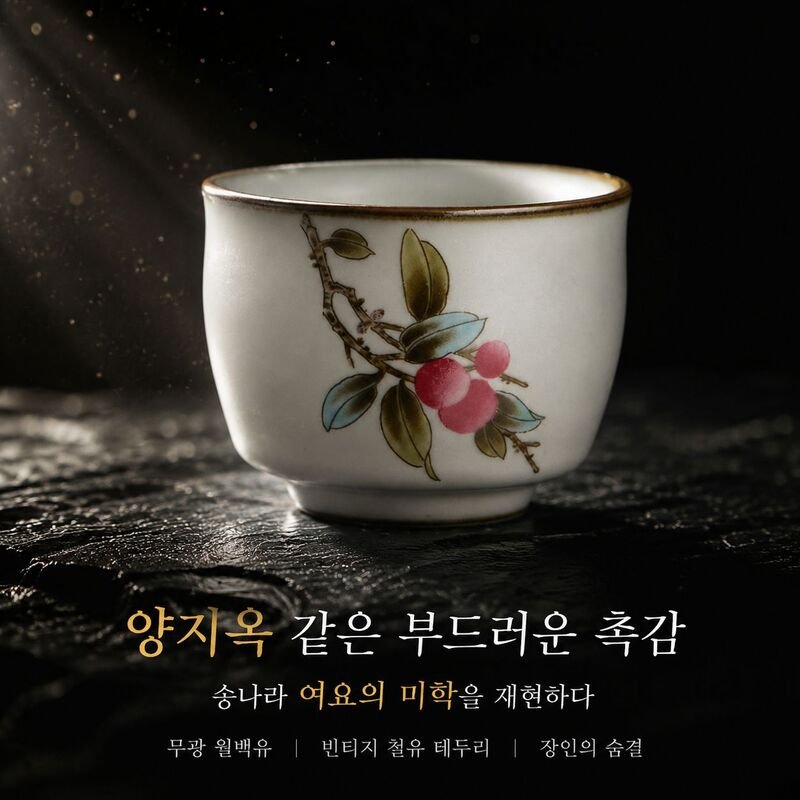 수제 아름다운 디자인의 찻잔