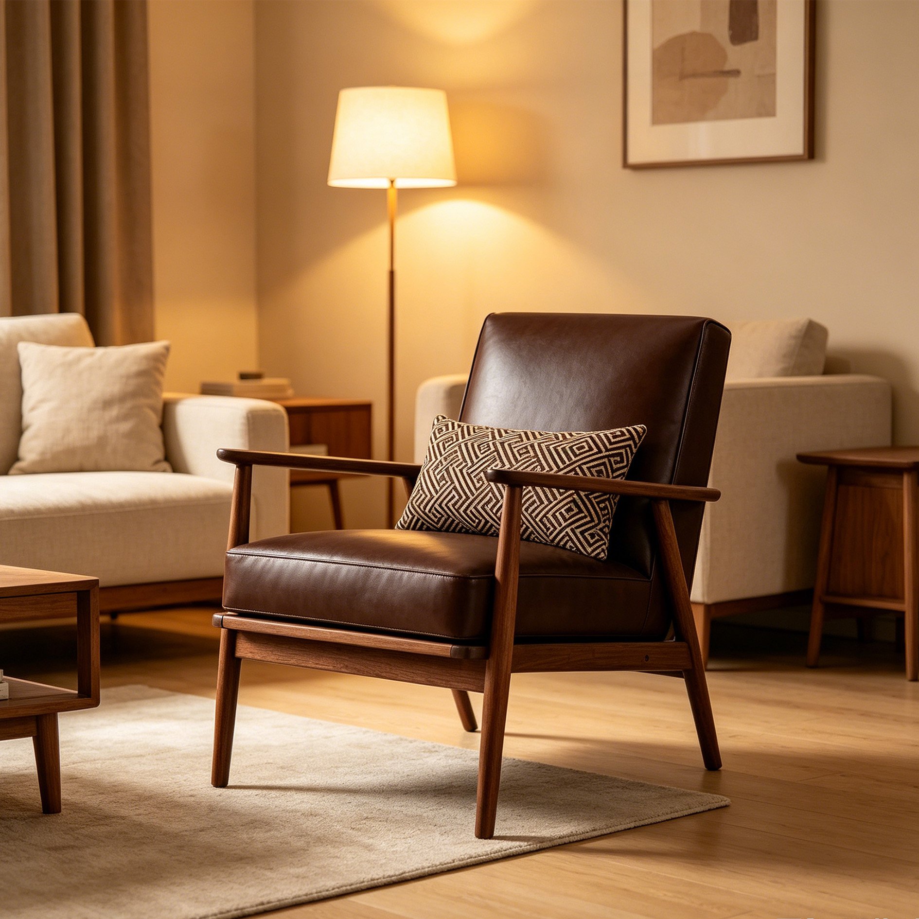 Komfortabler Sessel für Schlafzimmer und Büro