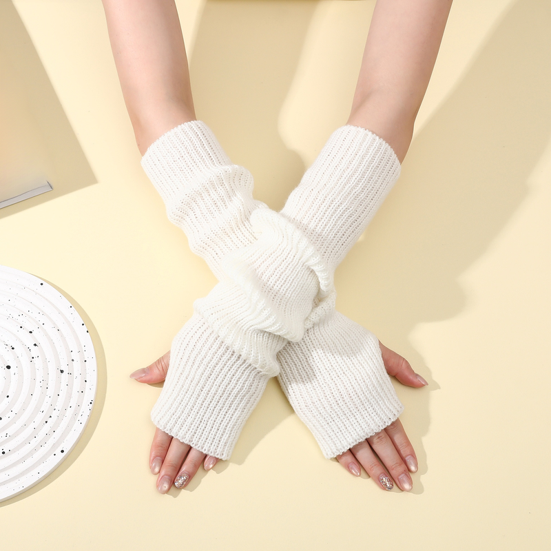 Mangas de punto sin dedos