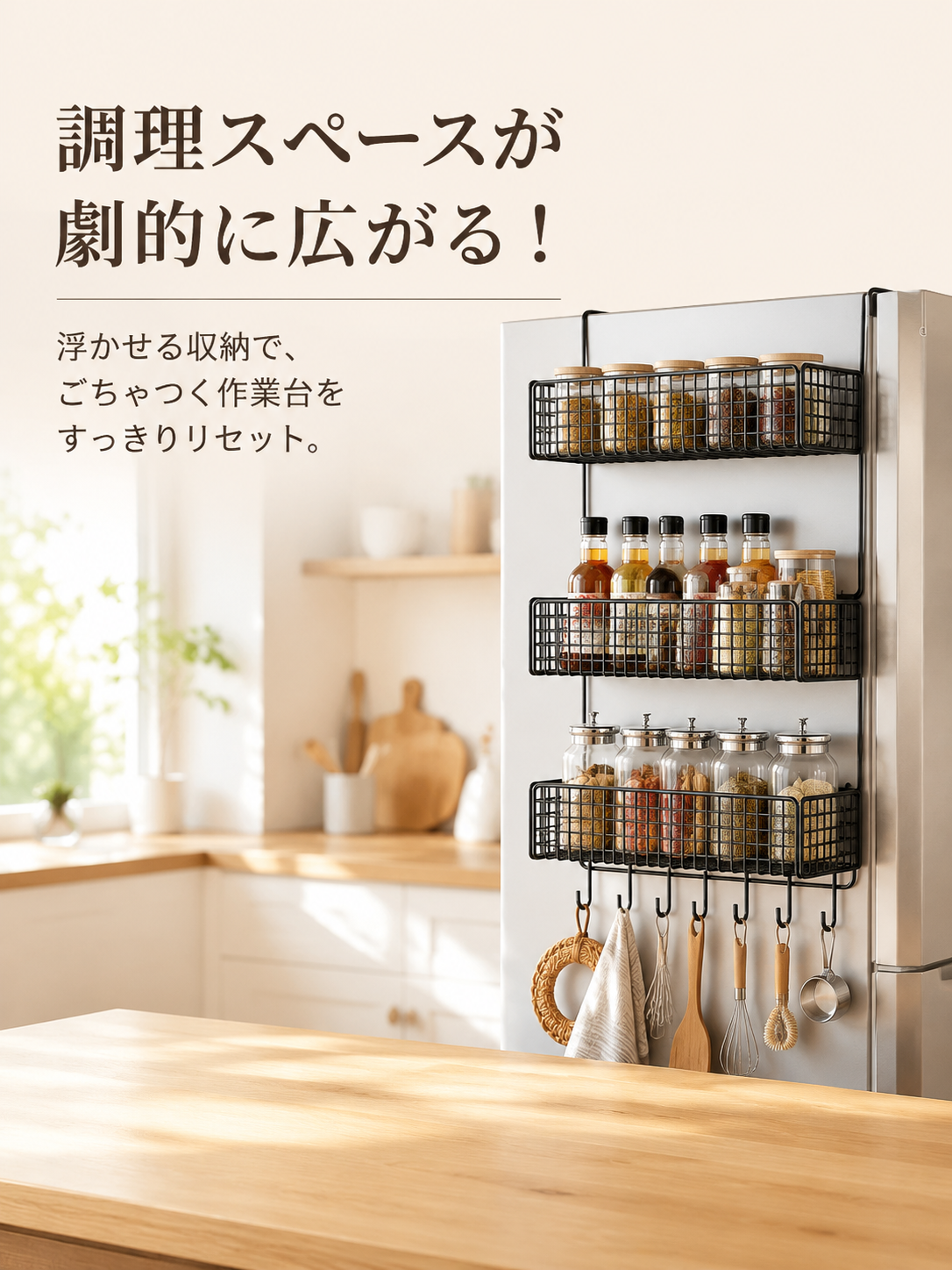 キッチン用品大全多目的収納ラック