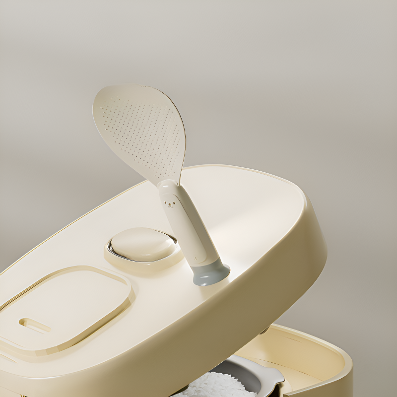 米飯好幫手 立式小熊耐高溫勺