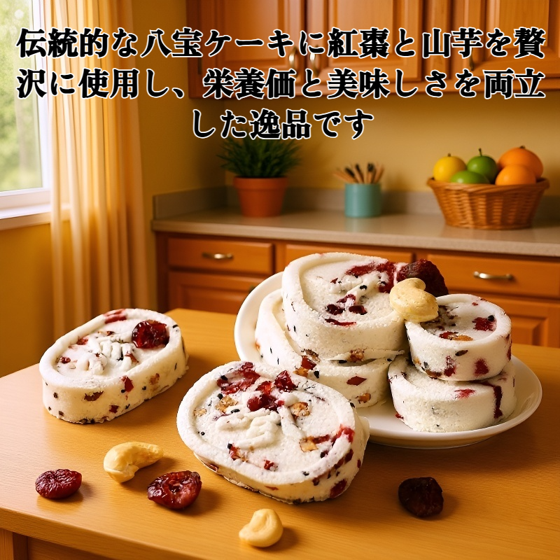 紅棗と山芋の八宝ケーキ